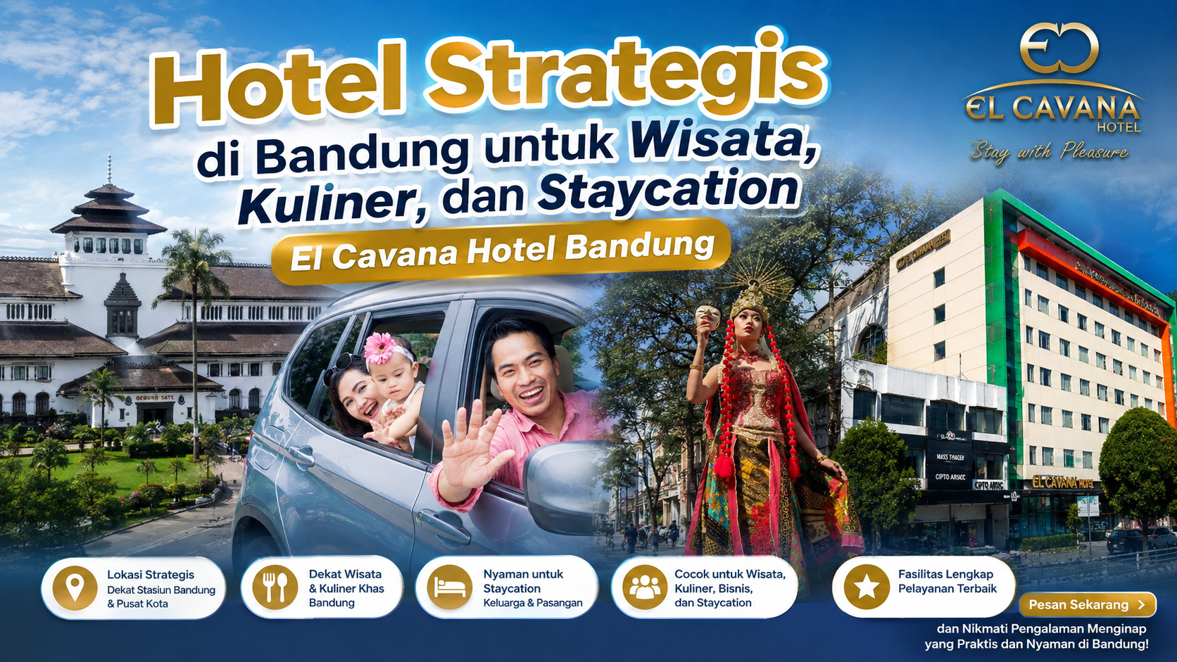 Hotel strategis di Bandung