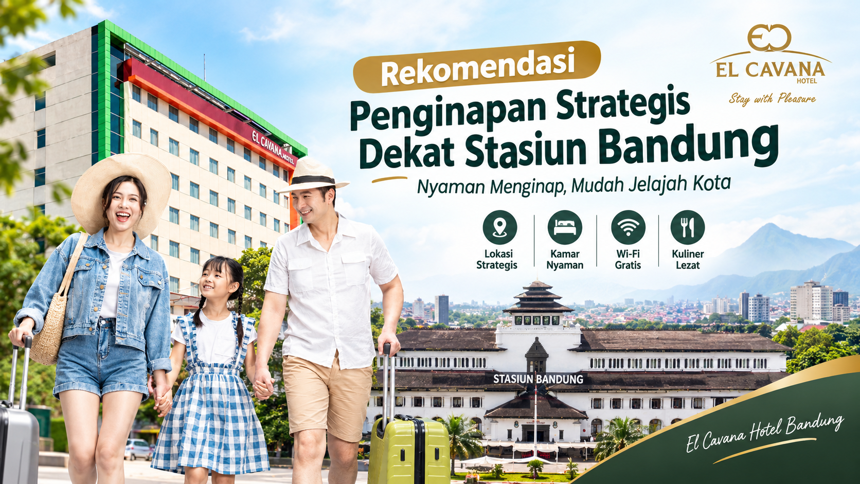 Rekomendasi Penginapan Strategis Dekat Stasiun Bandung